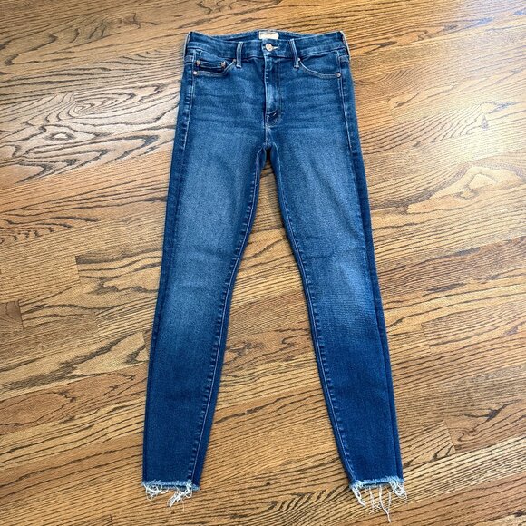 MOTHER The Looker Ankle Fray Jeans in Home Movies Size 26 - Picture 2 of 9